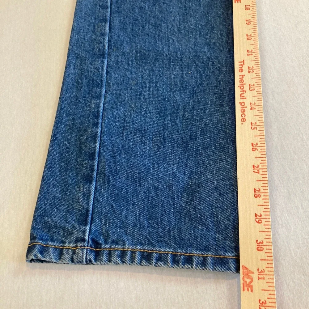 Levis 505 Jeans Mens 35x32 (Fit 33x31) Relaxed Fit Straight Leg Medium Wash Blue